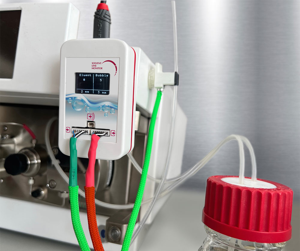 Failsafe monitor to shut off your HPLC if a solvent reservoir runs dry